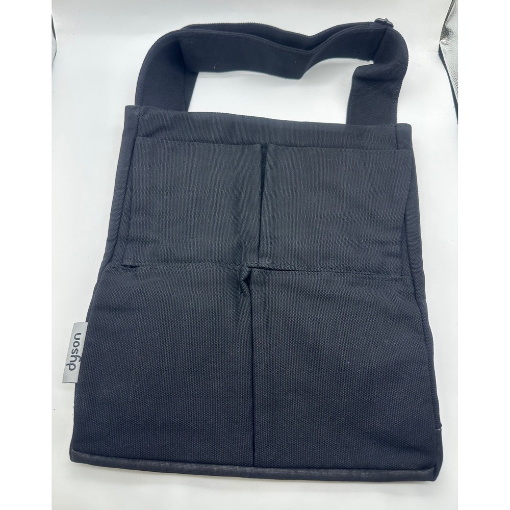 Dyson Vacuum Tool Bag Organizer Black Canvas Blue Lining Accessory Storage Case